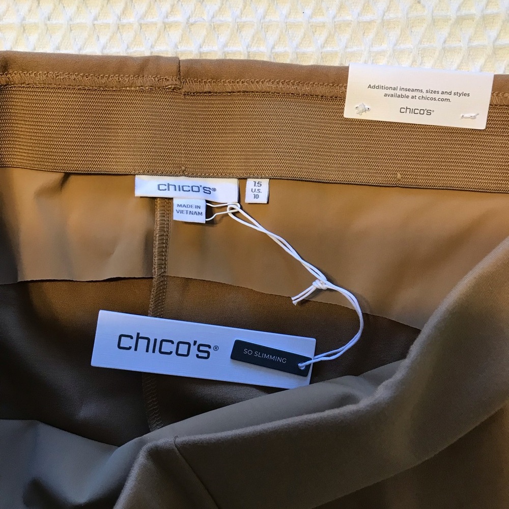 Chico's Tan Women's Pants - Picture 5 of 6
